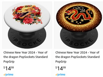 chinese new year popsocket pops, chinese new year gifts 2024
